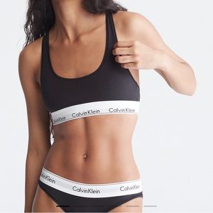 Calvin Klein Bralette Bra Black Medium